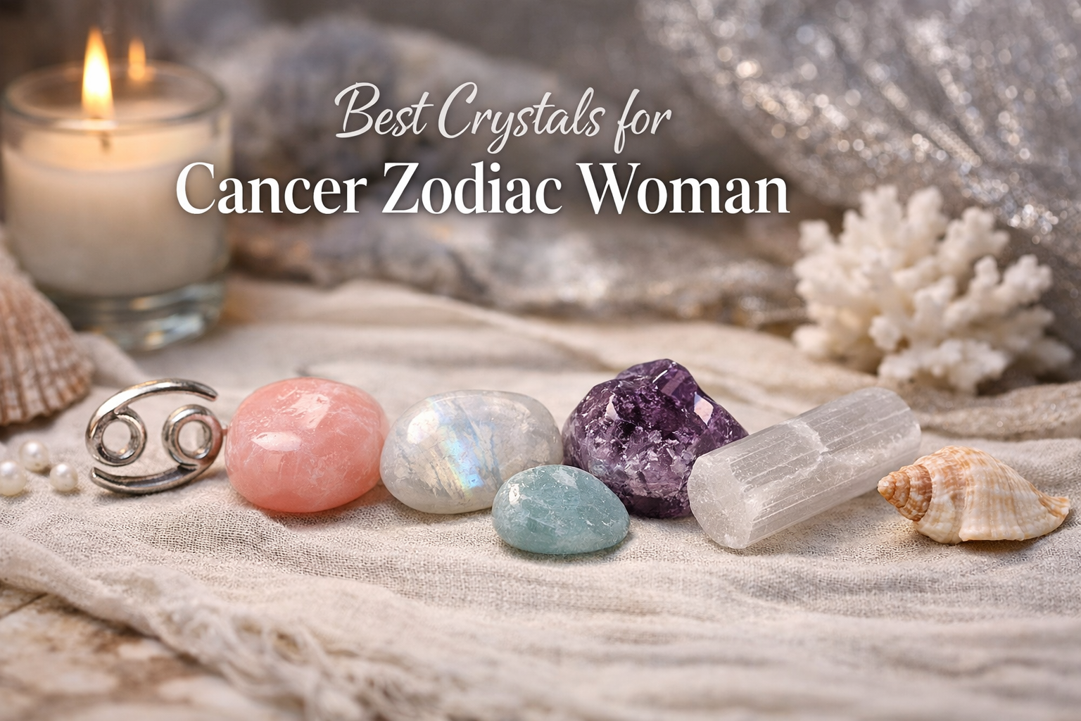 best crystals for cancer zodiac woman