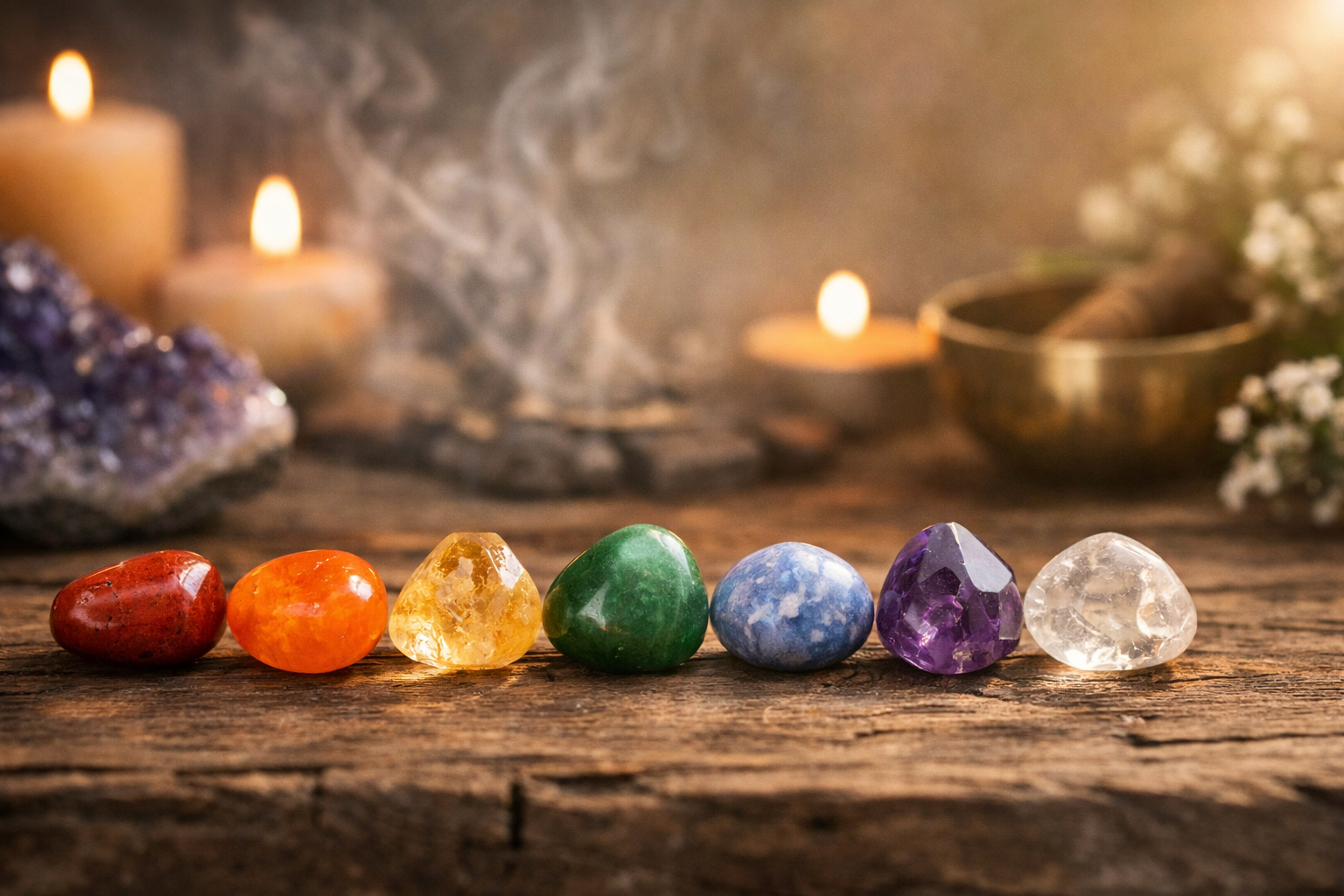 what are the 7 chakra stones