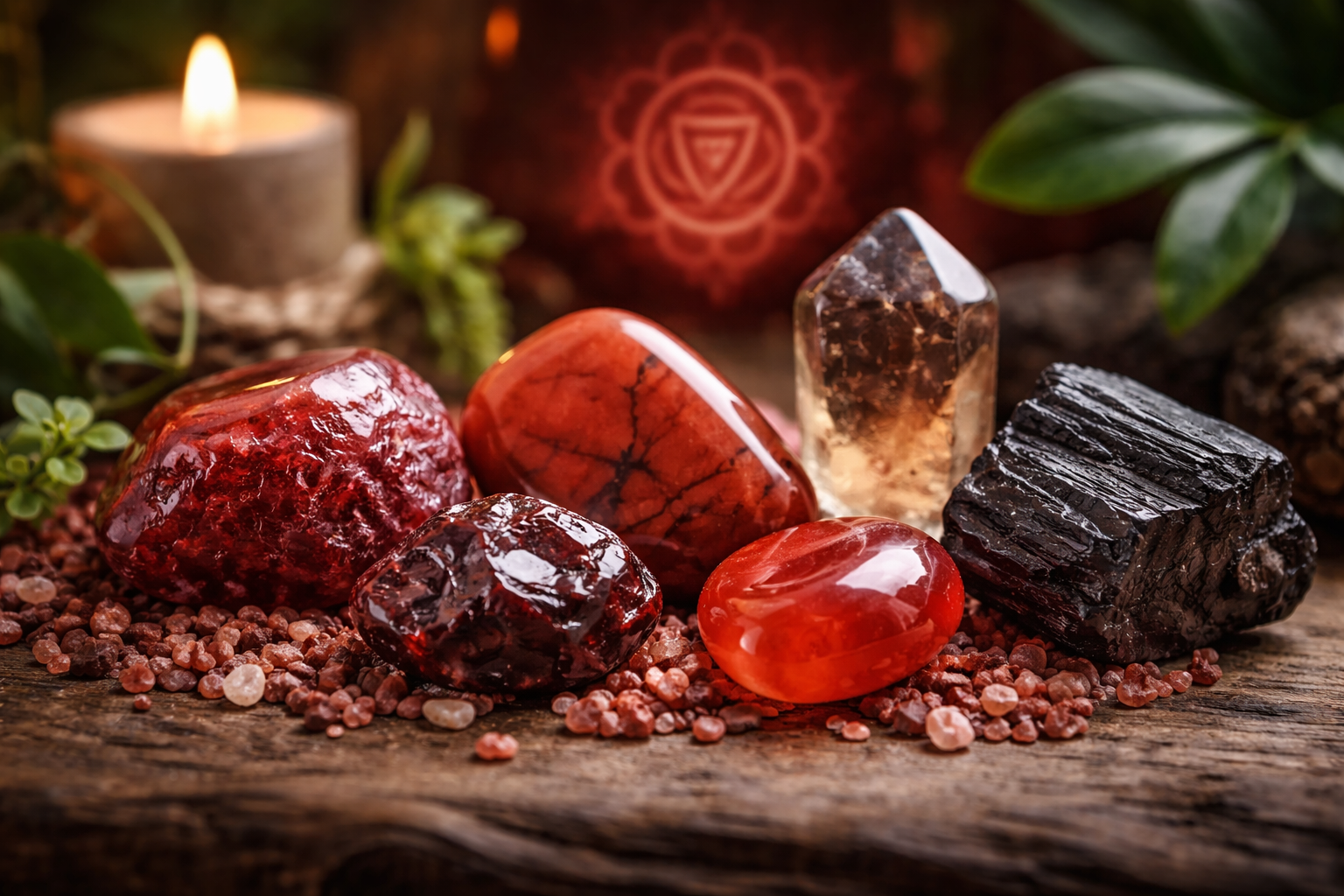 crystals for the root chakra