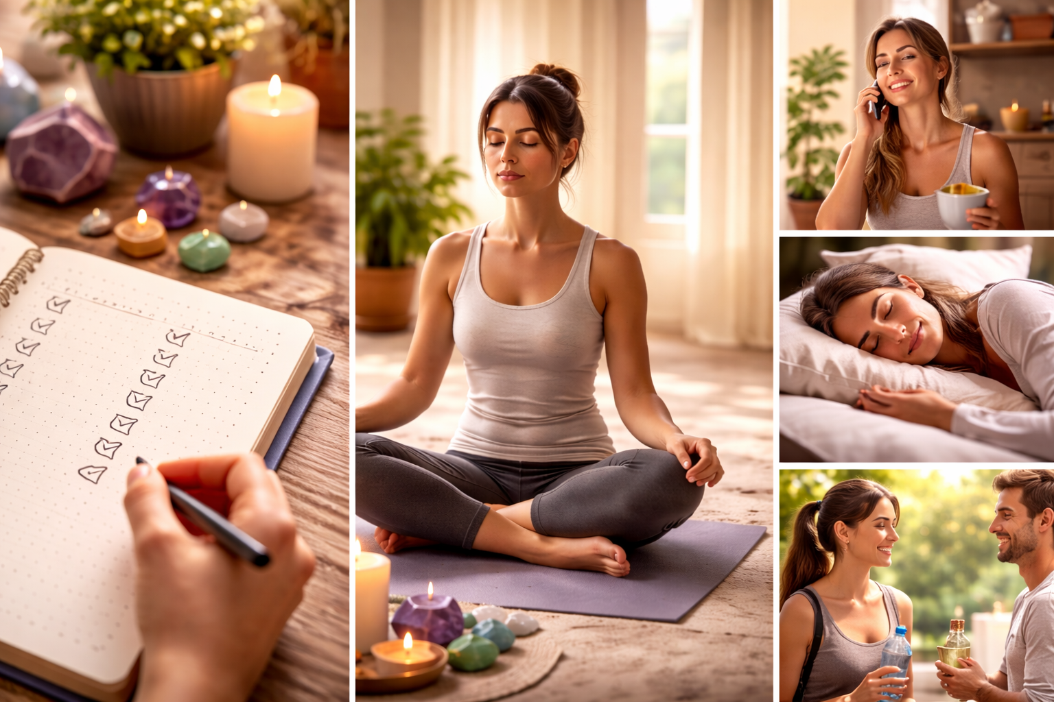 Simple weekly chakra practice timeline showing session frequency and signs of progress